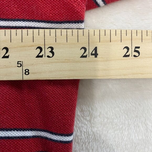 Cactus Performance Red Striped Polo Golf XXL - Picture 9 of 11